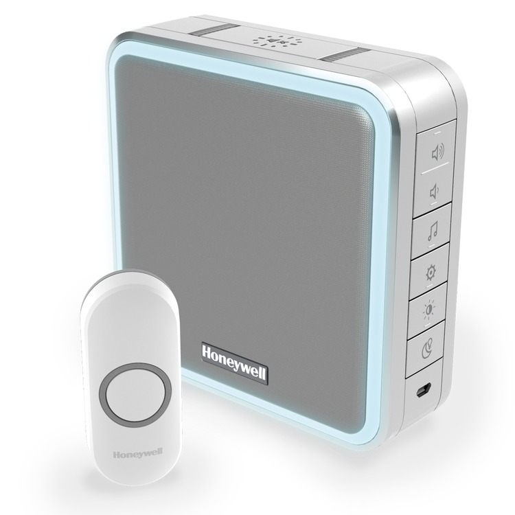 Honeywell Series 9 wireless doorbell & push DC915N | Deaf Equipment